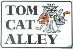 Mark-Tom-Cat-Alley-Sign